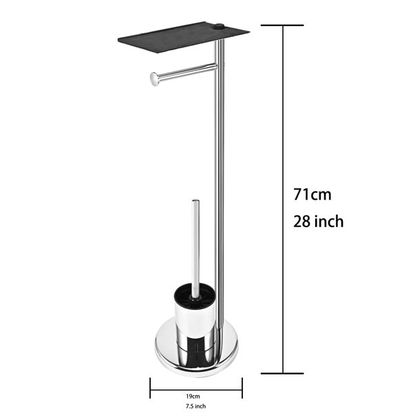 Belfry Bathroom Castlewood Freestanding Toilet Roll Holder Wayfair.co.uk